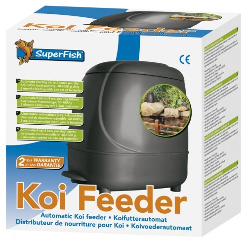 Futterautomat Koi Feeder SuperFish für Koi  und Gartenteich bis 4 kg